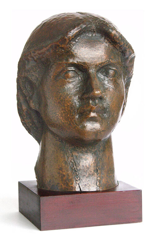 Piroska, 1978., vörösrézlemez, 34 cm