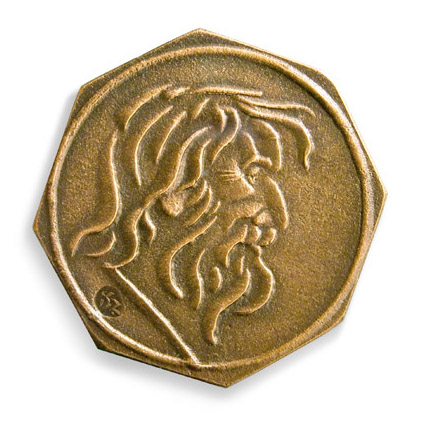 Attila Nemes, 1981., bronze, cast, 80 mm