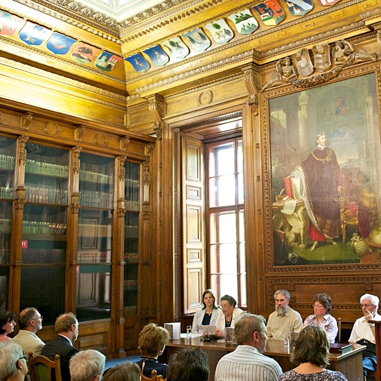 Könyvbemutató és éremkiállítás a Magyar Nemzeti Múzeum Széchenyi Termében 2012. május 24.