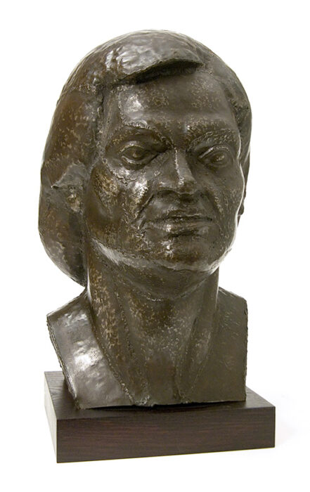 Lévai Gábor, 1977., vaslemez, 42 cm