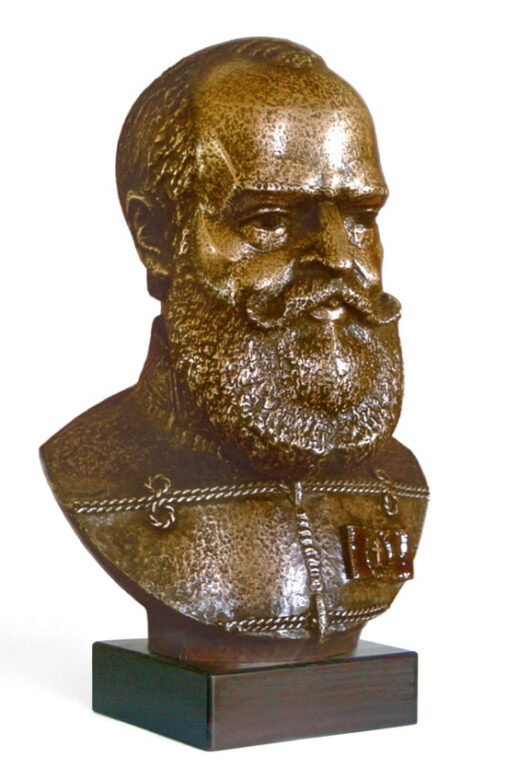 Damjanich János, 1987., vörösrézlemez, 60 cm