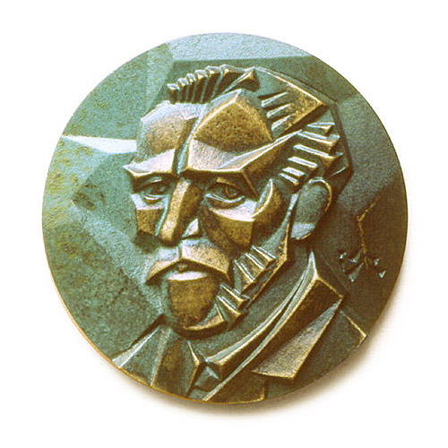Hommage à Vincent van Gogh, 1993., bronze, cast, 100 mm