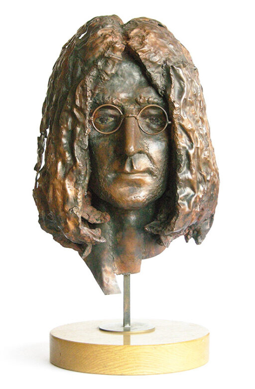 John Lennon, 1988., vörösrézlemez, 54 cm