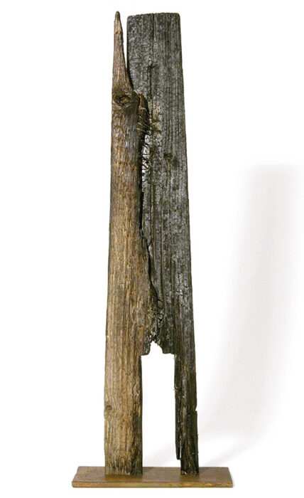 Átjáró, 2008., fa, vegyes technika, 42,5 cm