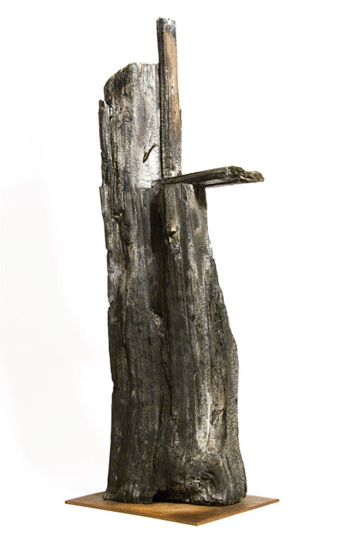 Memento, 2008., wood, mixed media, 83 cm