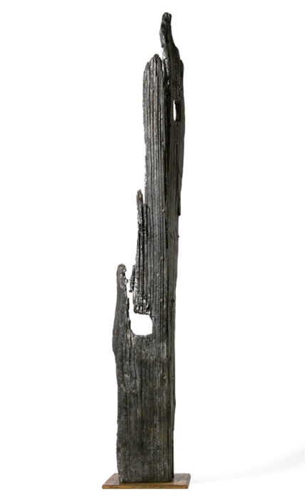 Tower – 'Apocalypse here and now', 2008., wood, mixed media, 63 cm