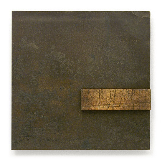 Relief CXV., 2013., wood, iron, mixed media, 31 x 31 cm