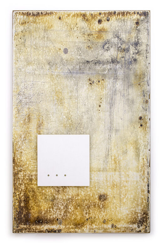 Dombormű CXIX., 2016., fa, vegyes technika, 150 x 92 cm