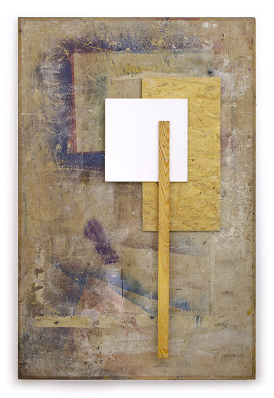 Relief CXVII., 2016., wood, mixed media,153 x 101 cm