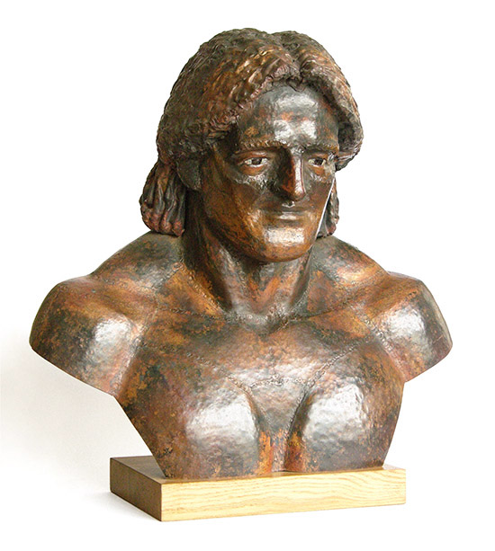 A bajnok, 1989., vörösrézlemez, 52 cm