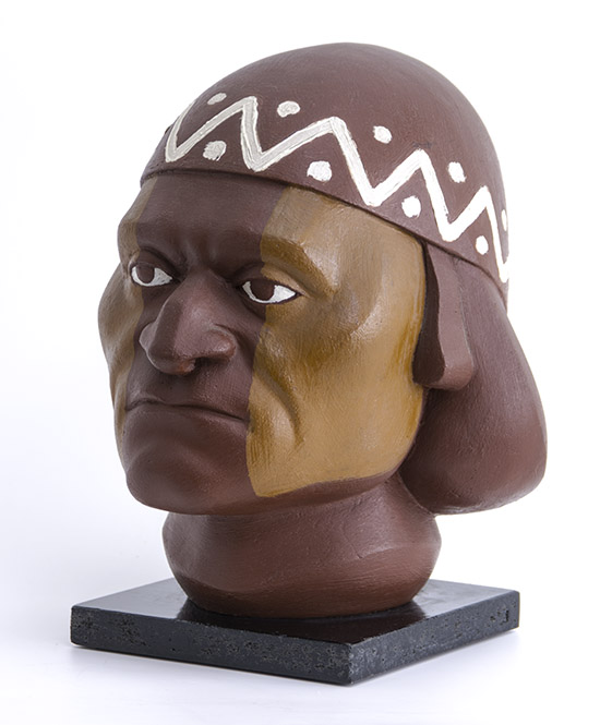 Amerindian man, 1979., plastic, 27 cm