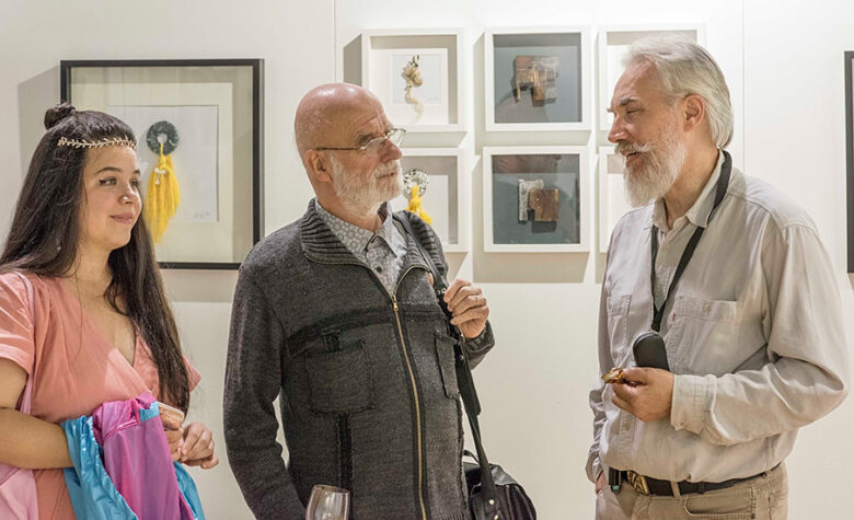 Art Market Budapest 2019, Beke László, ifj. Szlávics László, fotó: Botos Péter