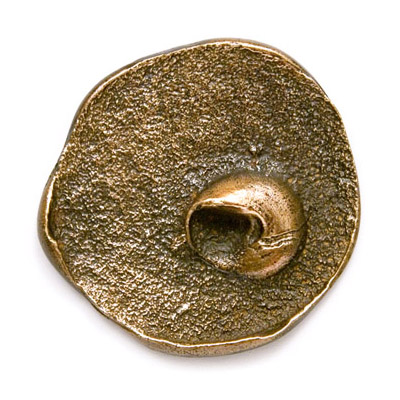Folyóparton IV., 1981., bronz, öntött, 75 mm
