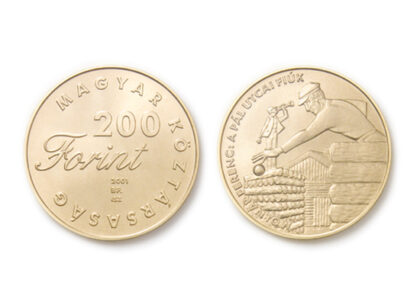 Children’s Literature – THE PAUL STREET BOYS non-ferrous collector coin, 2001, 29.2 mm, issuer: Hungarian National Bank